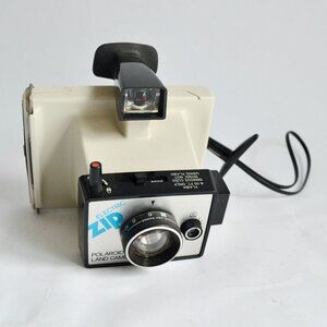 Polaroid Electric Zip Land Camera White Vintage UNTESTED